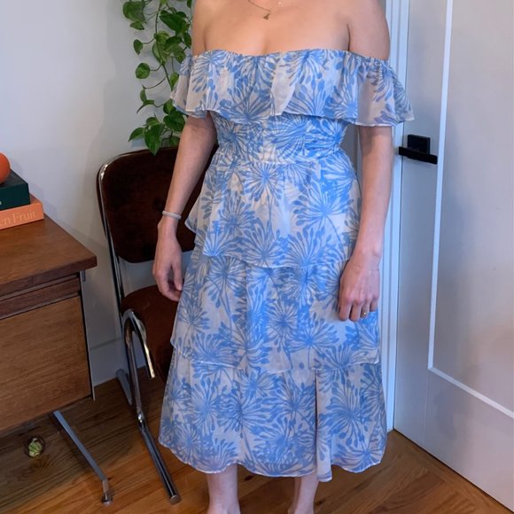 Amanda Uprichard Venezia Midi Dress - Picture 3 of 7